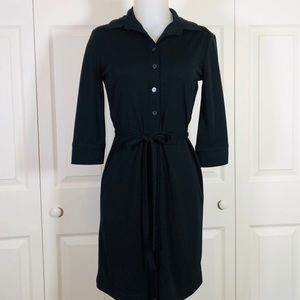 Express Button down black Shirt dress